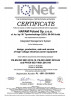 Certificate ISO IQNET